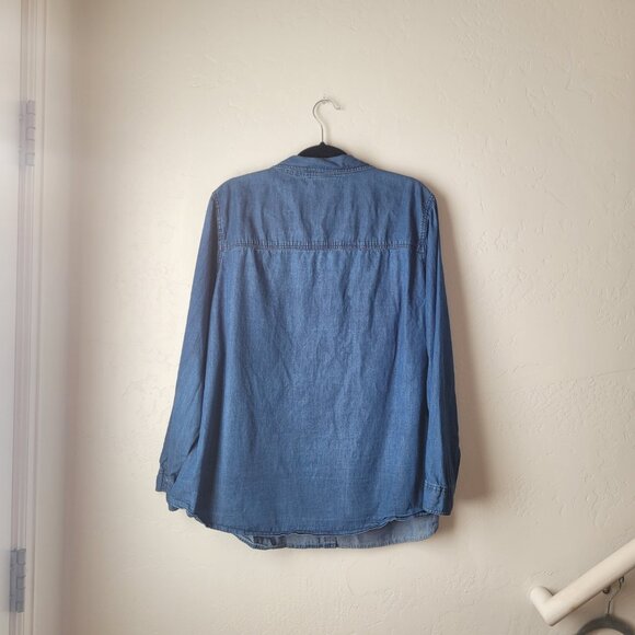 Torrid Lizzie Plus Size Denim Button-Up Shirt - Picture 10 of 10
